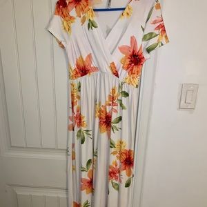 MAXI FLOWER DRESS FOR SUMMER ☀️🌸